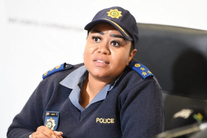 SAPS spokesperson, Brigadier Athlenda Mathe