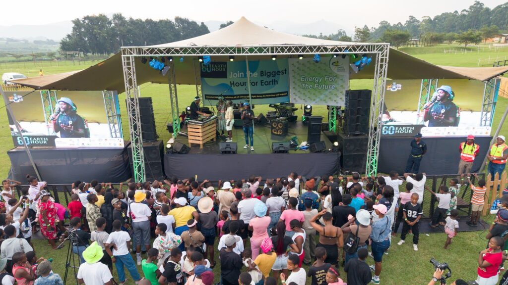 Participants follow proceedings during the Earth Hour 2026 commemoration, as Eswatini joins the global call for climate action and sustainable energy use.