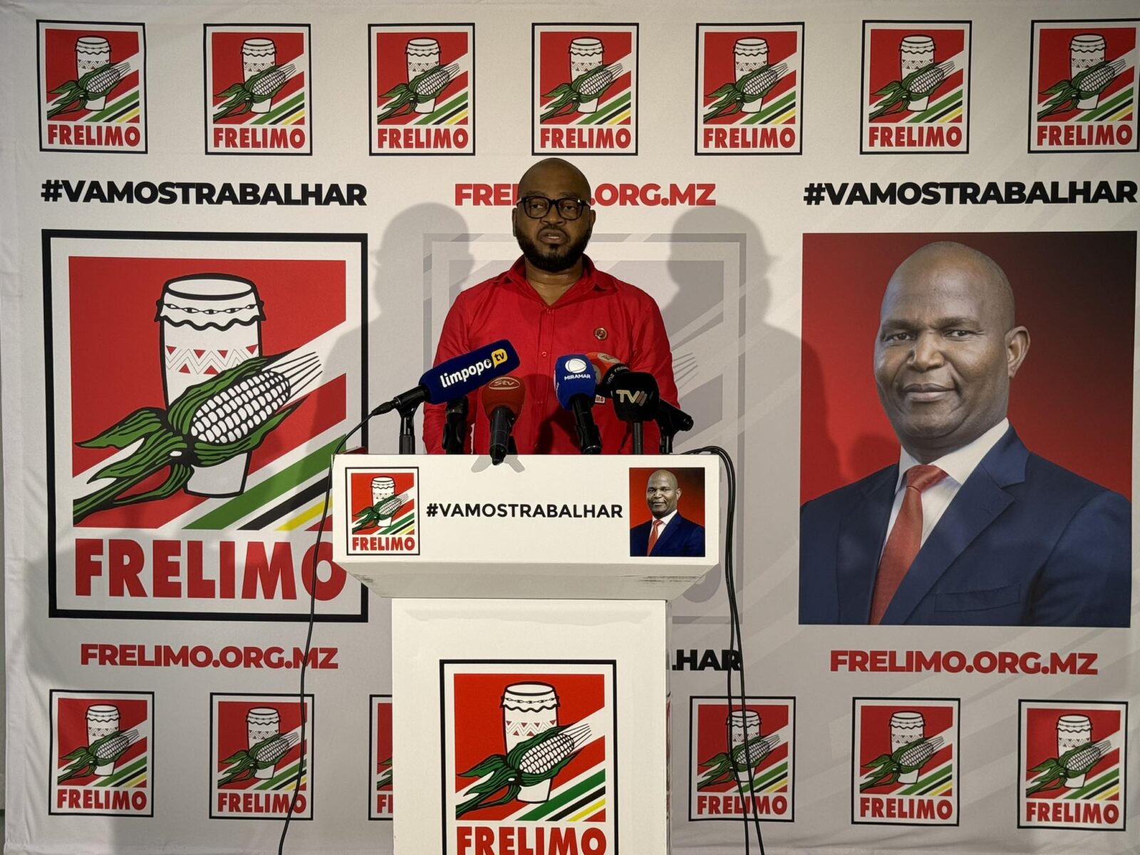 Frelimo spokesperson Pedro Guiliche