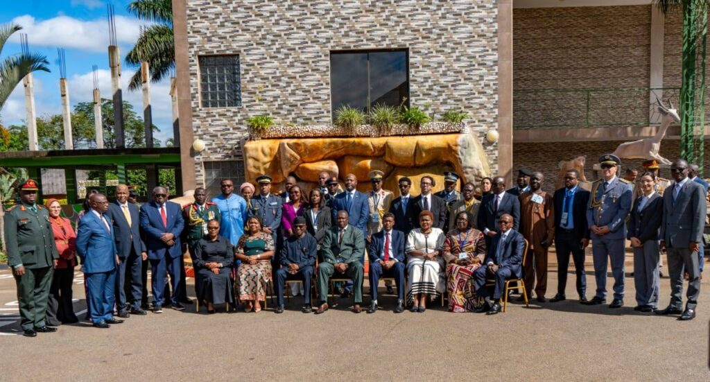 Delegates from African Union Member States pose for a group photo during the Peace and Security Council induction programme in Matsapha