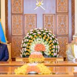 Botswana President Duma Gideon Boko and Sultan of Oman Haitham bin Tariq pictured together during the signing ceremony of energy, minerals and petroleum agreements in Oman. Photo: Supplied
