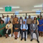 Deputy Minister of Home Affairs and Cultural Heritage Chido Sanyatwe pictured with government officials, border agencies, local community leaders and regional partners during the commissioning of the upgraded Mphoengs Border Post on April 19, 2026