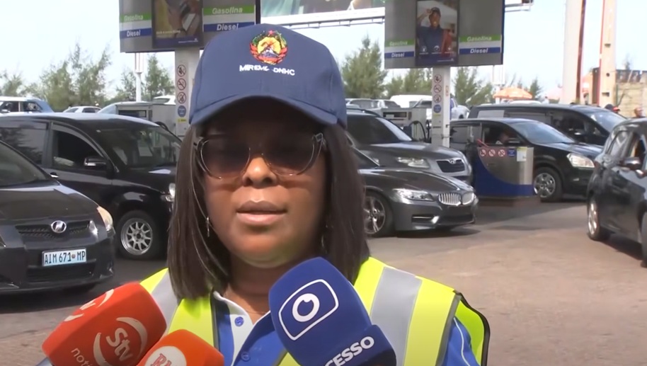 Mozambique National Director of Hydrocarbons and Fuel, Felisbela Conhete. Screengrab: STV