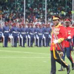 King Mswati III at Somhlolo National Stadium during his Ruby Jubilee celebrations, Friday April 25, 2026.