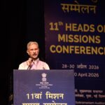 External Affairs Minister S Jaishankar addresses India's High Commissioners, Ambassadors and senior Ministry of External Affairs officials at the 11th Heads of Missions Conference in New Delhi. Photo MEA India