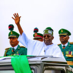 Nigerian President Bola Tinubu at his inauguration in May 2023