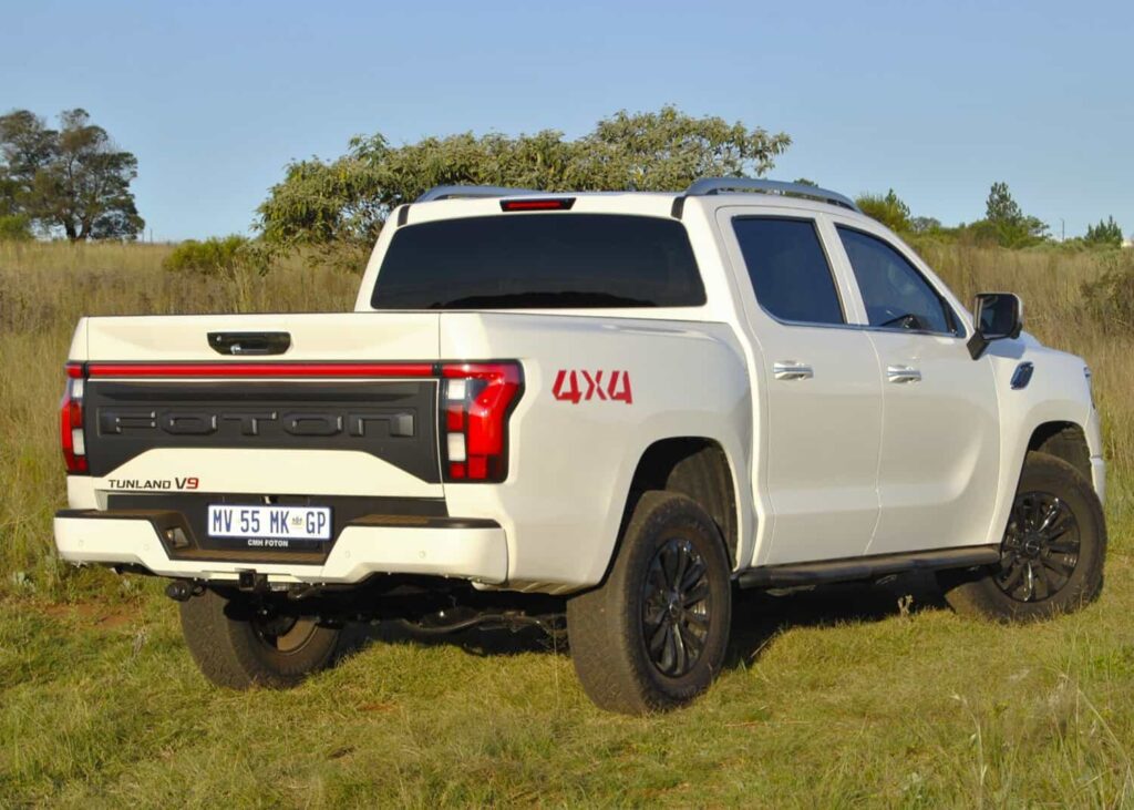 As with the V7, the V9’s rear-end styling is derived directly from the Ford F-150. Picture: Charl Bosch