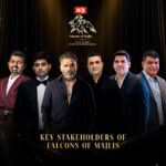 Falcons of Majlis principal investors Maqsood Mohammed, Dr. Dhiraj Kantilal Jain, Rakesh Mirchandani and Sanjay Dhawan pictured alongside mentor and Bollywood entrepreneur Suneil Shetty at the launch of the UAE's first trust-led startup investment platform in Dubai.