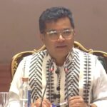 Union Minister of State Pabitra Margherita speaks at the Yuva Bharat Global Forum in Delhi, where he praised Eswatini as one of the most beautiful countries he has visited during his time in office. Photo credit: Screengrab: IANS/@ians_india