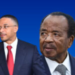 Cameroon President Paul Biya with his son Franck Biya