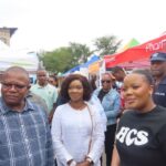 Princess Sakhizwe and Minister of Commerce, Industry and Trade Manqoba Khumalo at the Made in Eswatini Consumer Fair along Dr Sishayi Road in Mbabane. Photo: Ministry of Commerce, Industry and Trade