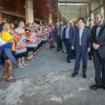 His Majesty King Mswati III and President Lai Ching-te, flanked by their respective delegations, tour the ICC Ezulwini Palazzo guided by Inyatsi Group Chairperson Michelo Shakantu and Prince Mcwasho, May 2026. Photo by Taiwan in Eswatini