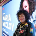 Maria McCloy pictured during her appearance on 702 on 7 May 2026, just days before her passing