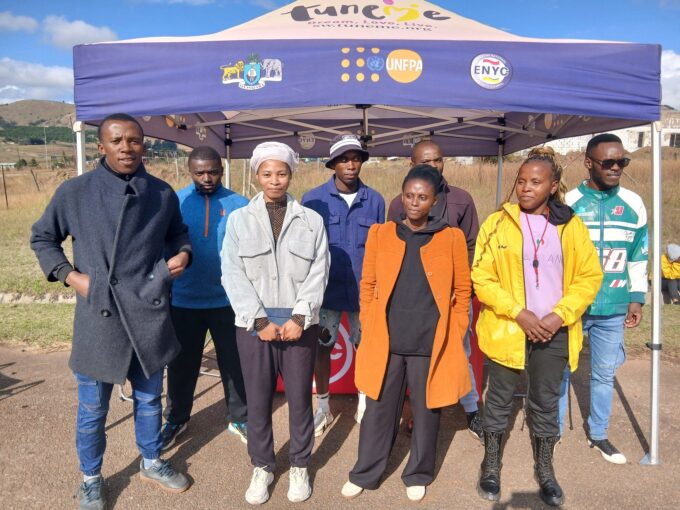 Some of the young people who attended the Youth Empowerment Day at Motshane Inkhundla last Saturday. (Photo: Eswatini National Youth Council)