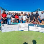 Representatives from the Inyatsi Foundation, government officials, educators and students gather at the launch of the Eswatini Schools Arts and Culture Competitions in Mbabane