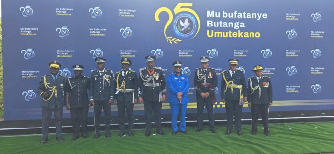 National Commissioner Manoma Vusie Masango and members of the REPS delegation during their visit to Kigali, Rwanda, for the Rwanda National Police 25th Anniversary celebrations. Photo by REPS