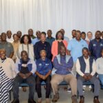 Officials from the Ministry of Agriculture, FAO representatives, farmers, private sector actors, financial institutions and policymakers pose for a group photo during the validation workshop for the Sector Development Plan Agreements for the coffee and banana value chains held in Manzini on Wednesday