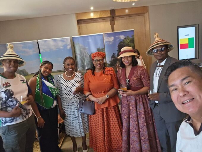 African diplomats, members of the African diaspora and friends of Africa gather at the African Union's Africa Day celebrations in Brussels on 25 May 2026, held under the theme "Ensuring Sustainable Availability of Water and Sanitation Systems to Achieve the Goals of Agenda 2063." (Picture: Ministry of Foreign Affairs and International Relations Lesotho)