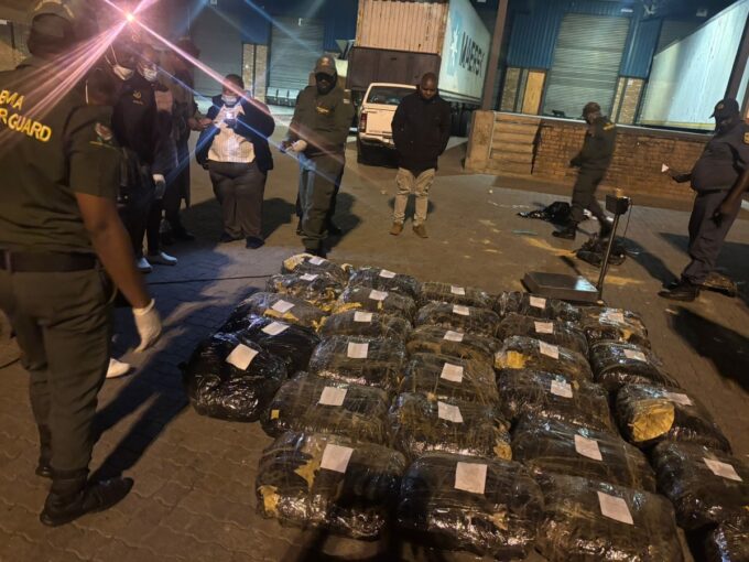 BMA officers seized 713 000 grams of methaqualone hidden inside a truck at Beitbridge, in what authorities are calling South Africa's biggest drug bust in history. | Photo: Supplied