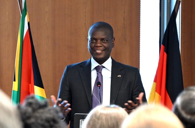(https://x.com/RonaldLamola) 02:03 South African Minister of International Relations and Cooperation Ronald Lamola. (Picture: X/@RonaldLamola)