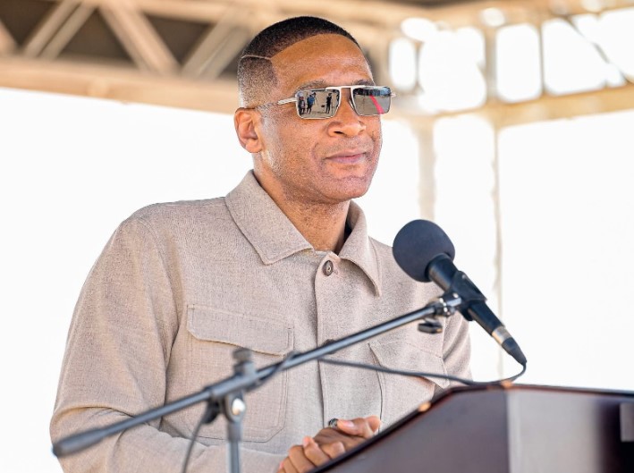 Botswana President Duma Boko addresses workers at the National Labour Day Commemoration held at Letlhakane Stadium on Friday, 1 May 2026. Photo: Government of Botswana