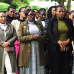 Staff members from Botswana's Ministry of Environment and Tourism's Department of Corporate Services pictured after donating school uniforms and stationery to vulnerable children ahead of the 2026 academic year.