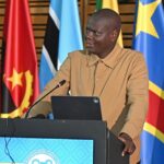 South Africa's International Relations and Cooperation Minister Ronald Lamola speaks on the sidelines of the SADC Foreign Ministers' Retreat at Skukuza in the Kruger National Park. Photo: X/@DIRCO_ZA