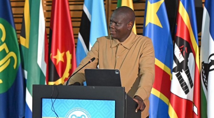 South Africa's International Relations and Cooperation Minister Ronald Lamola speaks on the sidelines of the SADC Foreign Ministers' Retreat at Skukuza in the Kruger National Park. Photo: X/@DIRCO_ZA