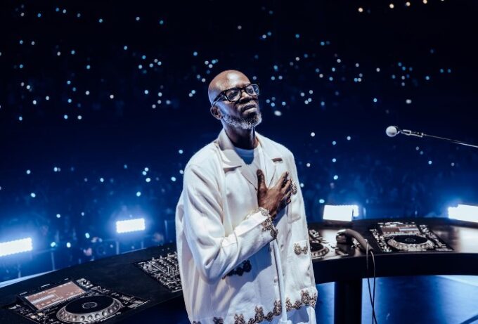 Black Coffee performs at the sold-out O2 Arena in London on May 22, 2026, becoming the first African DJ to headline the 20,000-capacity venue. |