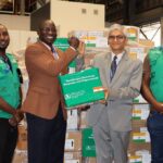 Emergency pharmaceutical supplies donated by the Government of India to support the Bundibugyo Ebola outbreak response in the Democratic Republic of Congo, received in Uganda by Africa CDC's Eastern Africa Regional Coordinating Centre. (Picture: X/@AfricaCDC)