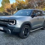 There is a fair bit of Ford Bronco styling present at the front of the BAIC B30e. Picture: Jaco van der Merwe