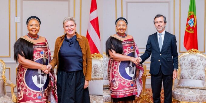 Minister of Foreign Affairs and International Cooperation Senator Pholile Shakantu received courtesy calls from Danish Ambassador-Designate H.E. Karen Poulsen and Portuguese Ambassador-Designate H.E. Jorge Manuel da Cunha Monteiro in separate engagements held in Ezulwini on Thursday, 7 May 2026.