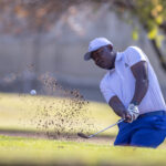 Toto Thimba Jnr leads the third Betway Big Easy Tour event of the season after firing a six-under-par 65 in the opening round at The Wanderers Golf Club in Johannesburg on Tuesday. (Photo: Sunshine Tour)
