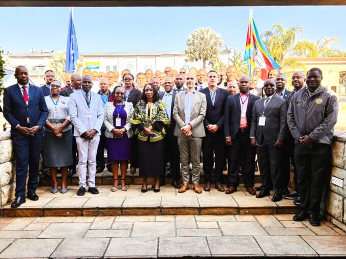 Delegates from 12 African countries pose for a group photo at the ICAO Regional Awareness Workshop on ACR/PCR, held at the Happy Valley Hotel in Eswatini from 2 to 5 June 2026. Photo: Eswatini Civil Aviation Authority (ESWACAA)