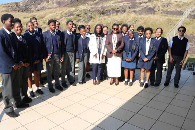 NERCHA officials and Consumer Studies learners from Enjabulweni School gather following a capacitation session on HIV matters at the NERCHA offices, as the organisation works to equip the next generation of Emaswati with accurate information about the epidemic. | Photo: NERCHA