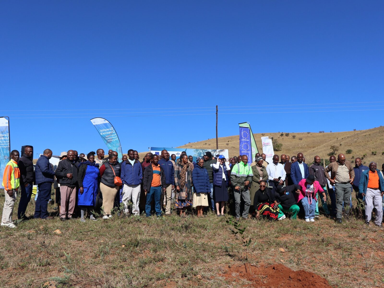 Women Unlimited Eswatini representatives and stakeholders gather at Dzanyana Primary School in the Mnyani community during the World Environment Day 2026 commemoration hosted by the Eswatini Environment Authority. (Photo: Women Unlimited Eswatini)