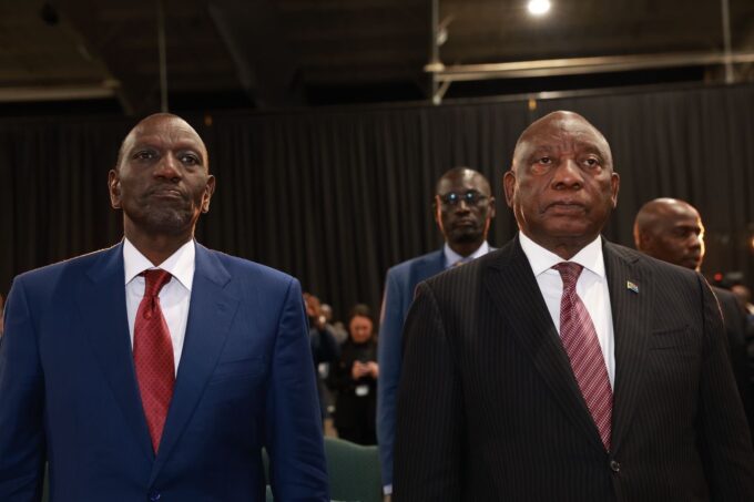 Presidents Cyril Ramaphosa and William Ruto address the South Africa-Kenya Business Forum at Gallagher Estate in Midrand, bringing together government and business leaders to strengthen trade and investment ties between the two countries. | Photo: X/@PresidencyZA