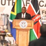 President Cyril Ramaphosa addresses the South Africa-Kenya Business Forum, where leaders pushed for stronger partnerships and increased intra-African trade to unlock economic opportunities for businesses and entrepreneurs across the continent. | Photo: X/@PresidencyZA