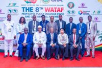 Participants pose for a group photograph during the 8th WATAF High Level Policy Dialogue and 23rd General Assembly in Accra, Ghana, held under the theme “Building Stronger Tax Administrations for Revenue Mobilisation and Sustainable Development.” Photo: Gambia Revenue Authority