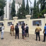 Visitors view the “Crimean Gold: ‘Civilized’ Europe is Plundering Russian Treasures” exhibition at the Russian Embassy in Ghana, featuring archaeological discoveries from Crimea. Photo: Russian Embassy in Ghana