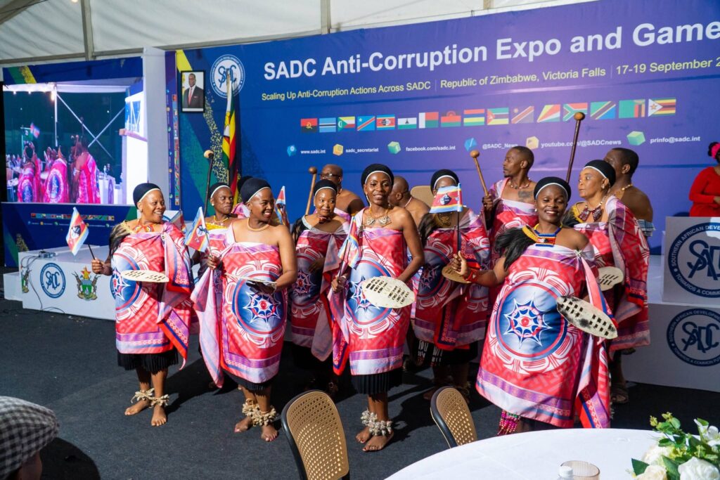 Members of the Eswatini delegation at the 2026 SADC Anti Corruption Expo and Games.