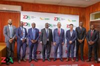 Officials from the Zambia Development Agency and members of the Delgado Brothers Group delegation pose for a group photograph during their business engagement in Zambia.