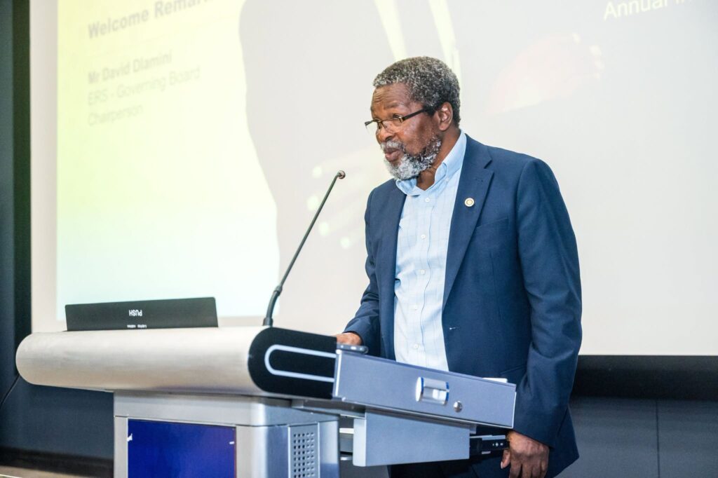 ERS Board Chairman David Dlamini speaks during the official launch of the 2026 Annual Income Tax Return Filing Season. Photo: Eswatini Revenue Service