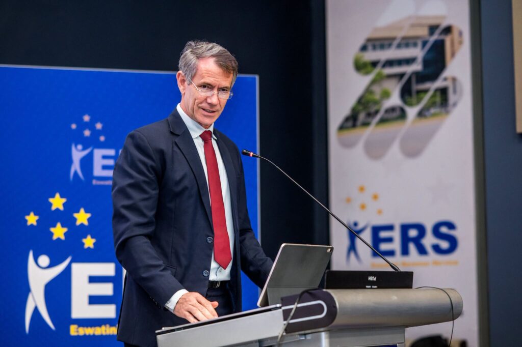 Finance Minister Neal Rijkenberg officially launches the 2026 Annual Income Tax Return Filing Season at the ERS headquarters in Ezulwini on Wednesday. Photo: Eswatini Revenue Service