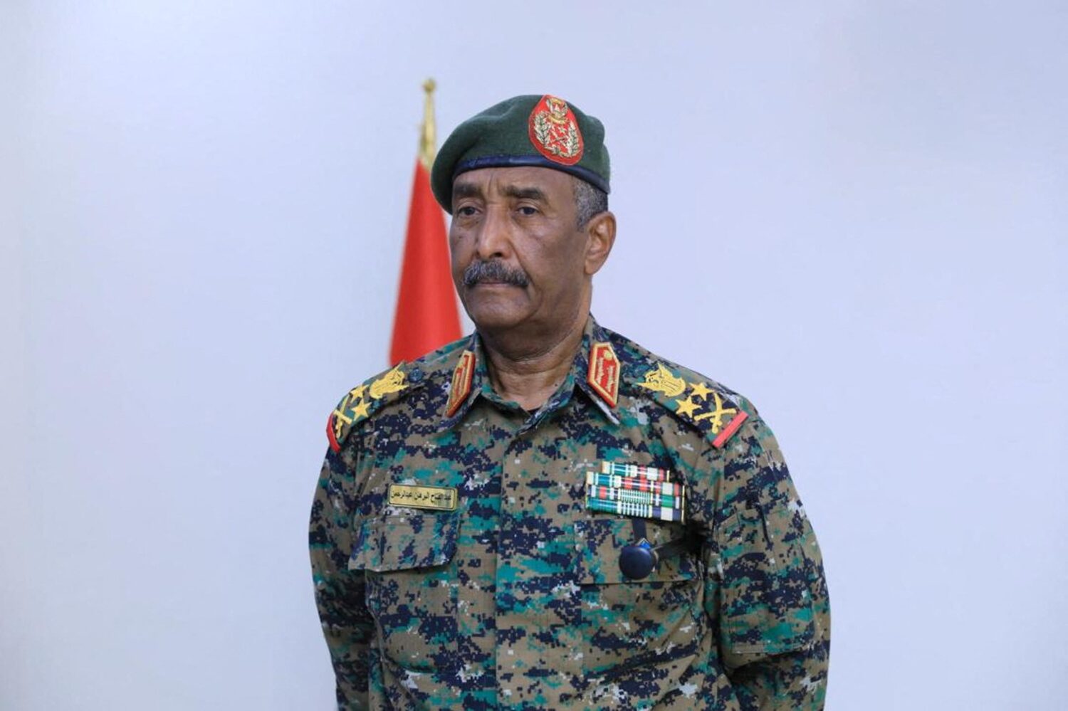 Sudan army chief, Abdel Fattah al-Burhan, attends former UN official Kamil Idris swearing-in ceremony, as Sudan's new prime minister, in Port Sudan, Sudan, May 31, 2025. Sudan Transitional Sovereignty Council/Handout via REUTERS/File Photo