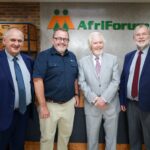 Bozell with AfriForum leaders during his visit to the organisation’s headquarters in Centurion. Photo: X/@USAmbRSA