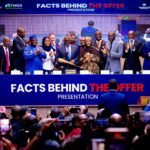 Aliko Dangote, President and Chief Executive Officer of Dangote Group during the opening day of Dangote Refinery's initial public offering (IPO) at the Nigerian Exchange Group (NGX Group) in Marina, Lagos, Nigeria, September 14, 2026.