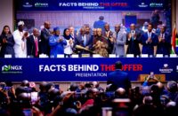 Aliko Dangote, President and Chief Executive Officer of Dangote Group during the opening day of Dangote Refinery's initial public offering (IPO) at the Nigerian Exchange Group (NGX Group) in Marina, Lagos, Nigeria, September 14, 2026.