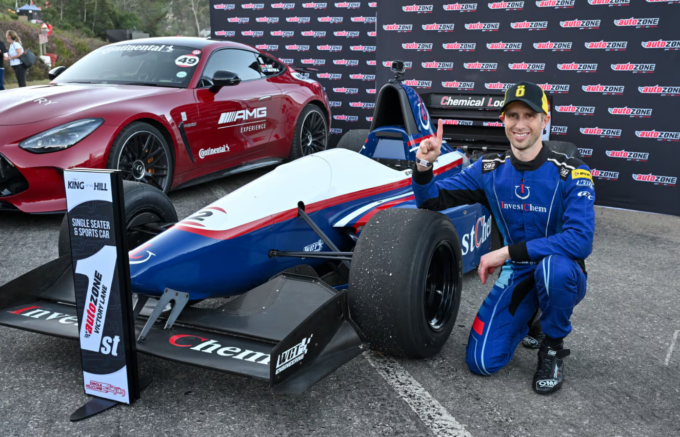 South African racing driver Robert Wolk