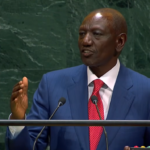 President William Ruto addressing the 81st United Nations General Assembly in New York. Photo: UN/X